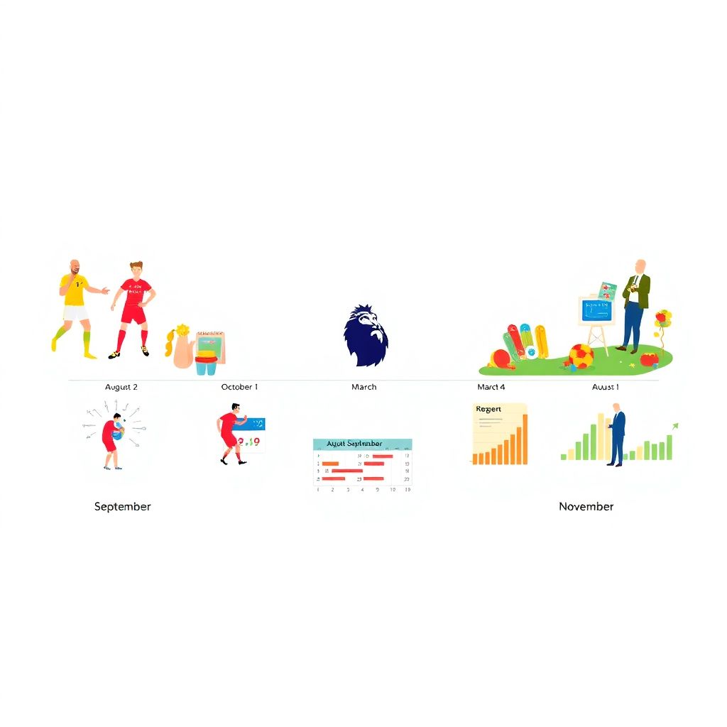 Расклад сил в АПЛ по месяцам сезона и как меняется борьба за чемпионство